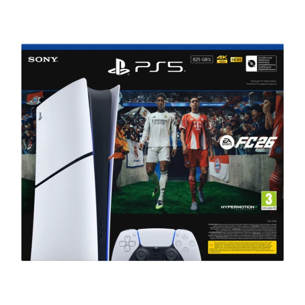 PlayStation 5 Slim Digital Edition-konsol – EA SPORTS FC™ 26-pakke